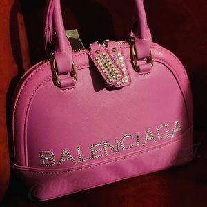 Vegan Leather Top Handle Crossbody